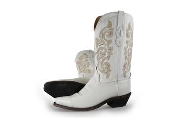 Bootstock Treasure Cowboy laarzen in maat 42 Wit, Verzenden, Wit, Bootstock Treasure, Zo goed als nieuw