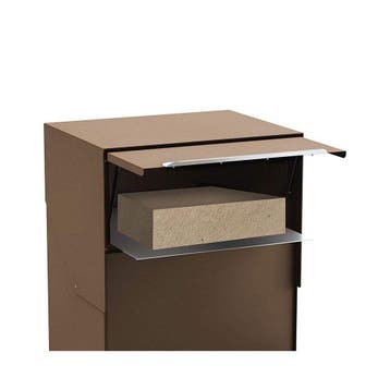 STOER! Cardiff pakketbrievenbus XXL staal - corten-look, Verzenden, Nieuw
