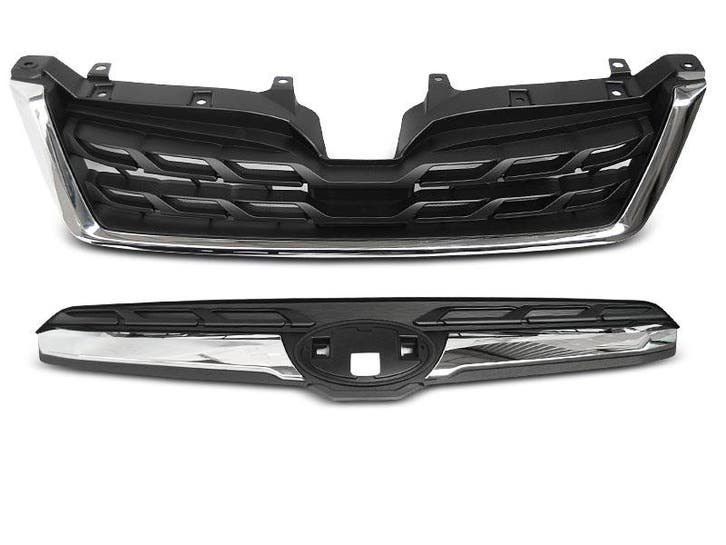 Carnamics Grille | Subaru Forester 13-19 5-d |  zwart / chro, Auto-onderdelen, Carrosserie en Plaatwerk, Nieuw, Verzenden