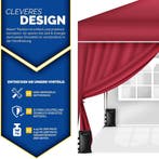 Zijwand voor paviljoen - 3x3m - 2 stuks - Rood - Tillvex®, Tuin en Terras, Partytenten, Verzenden, Zo goed als nieuw