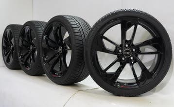 Audi RS4 20 inch velgen Continental Winterbanden Origineel, Gebruikt, Velg(en), 20 inch, Winterbanden