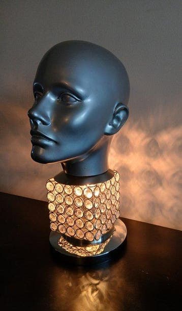Mannequin - Mannequin tafellamp - Chroom, Metaal