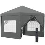 Paviljoen Van 3 X 3 M Met 4 Zijwanden, Ramen, Feesttent Met, Verzenden
