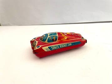 Masudaya - Blikken speelgoed - Space Rocket Car X -