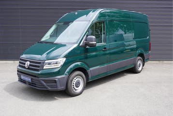 Volkswagen Crafter 140pk L3H3/L2H2 LED Airco Cruise control, Gebruikt, Euro 6, Volkswagen, Wit