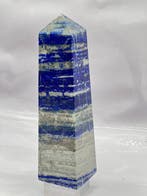 lapis lazuli Obelisk - Hoogte: 188 mm - Breedte: 48 mm- 1030, Nieuw