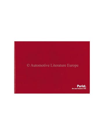 2012 PORSCHE PANAMERA GTS HARDCOVER BROCHURE DUITS, Nieuw, Porsche, Author