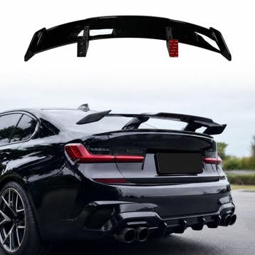 Universal Rear Wing With Brackets For Sedan - Racing Look,, Auto-onderdelen, Ophalen of Verzenden, Nieuw