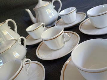 Richard Ginori - Koffieservies (15) - Antico Doccia Corona -