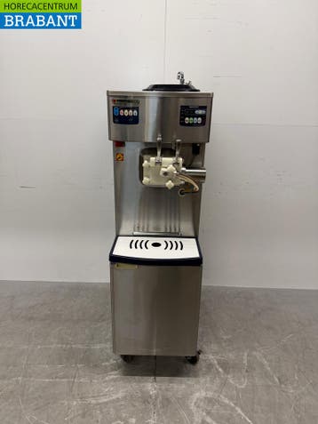 RVS Nissei NA3331 Softijsmachine met milkshakefunctie 400V, Ophalen of Verzenden, Gebruikt