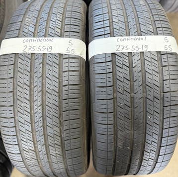 2x 275-55-19 Continental Zomer 2x 5mm €55 Per Band 275 55 19, Gebruikt, 275 mm, Band(en), Personenwagen