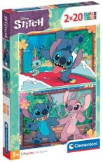 Stitch Puzzel (2x20 stukjes) | Clementoni - Puzzels, Verzenden, Nieuw
