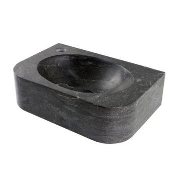 Hardstenen fonteintje Saniflex Flow links, Verzenden, Nieuw