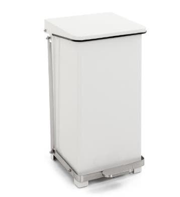 Pedaalemmer met scharnierdeksel 45L | 37x37x59(h)cm, Verzenden, Nieuw in verpakking