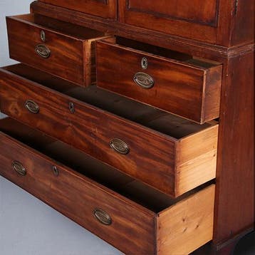 Zeer strak Engels Kabinet in fraaie lichtere mooi verouderde, Ophalen of Verzenden