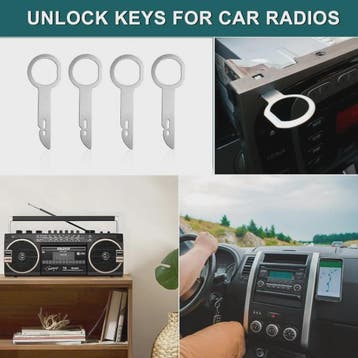 4x Auto Radio Verwijderingssleutels - Stereo Ontgrendelingsg, Verzenden, Nieuw