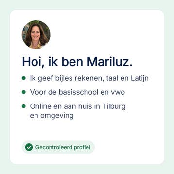 Bijles rekenen en taal in Tilburg of online, basisschool, Privéles, Bijles