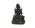 Een bronzen Wenshu beeld, China, 19e/20e eeuw