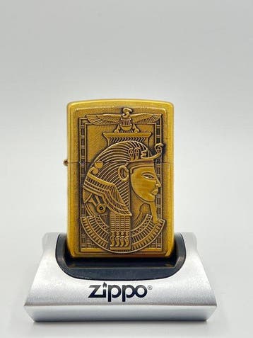 Zippo - Egyptian Collection - Ramses II - Solid Brass -, Nieuw