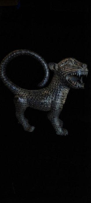 Koninkrijk Benin - Luipaard - beide - Benin Nigeria (Zonder, Antiek en Kunst