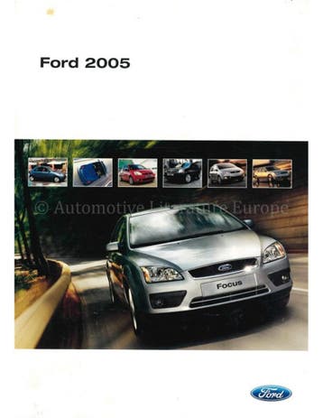 2005 FORD PROGRAMMA BROCHURE NEDERLANDS, Nieuw, Ford, Author