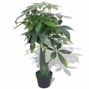 vidaXL Kunst watercacao plant met pot 85 cm groen, Verzenden, Nieuw