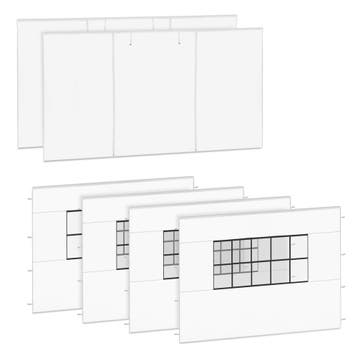 Zijwanden Set - 6x4.5 m – 6 stuks - Voor 2 x Premium, Verzenden, Nieuw