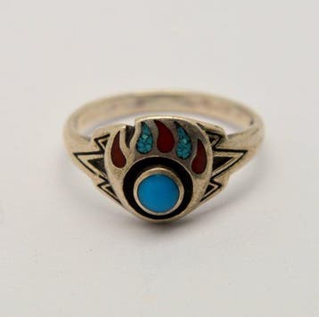 Navajo-ring - met keurmerk Little Silver Fox - Verenigde