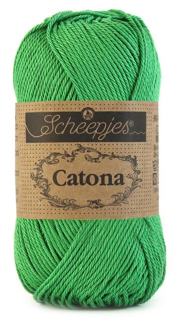 Scheepjes Catona 50 gram - 515 emerald - Katoen Garen, Ophalen of Verzenden, Nieuw