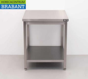 HCB RVS Werktafel Tafel Premium-line 70 x 70 x 85 cm Horeca, Ophalen of Verzenden, Nieuw in verpakking