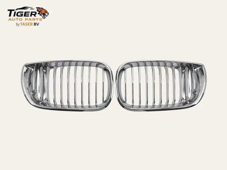BMW E46 Facelift Grille Set Chroom Sedan Touring, Auto-onderdelen, Carrosserie en Plaatwerk, Nieuw, BMW, Voor, Motorkap