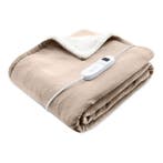 Warmtedeken - beige - 130x180 cm, Verzenden, Nieuw
