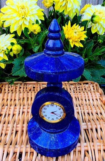 Handgemaakt Lapis Lazuli mozaïek decoratieve klokkentoren –