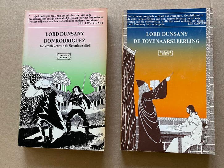 Fantasy - 2 Boeken Lord Dunsany - vrij zeldzaam, Boeken, Fantasy, Gelezen, Ophalen of Verzenden