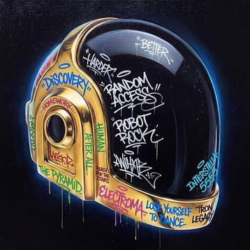 MEDSAN - Graffiti Daft Punk Helmet () -