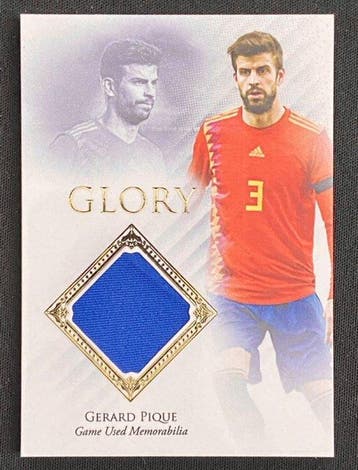2011/12 Futera Glory Gerard Pique /21 Memorabilia kaart,, Nieuw