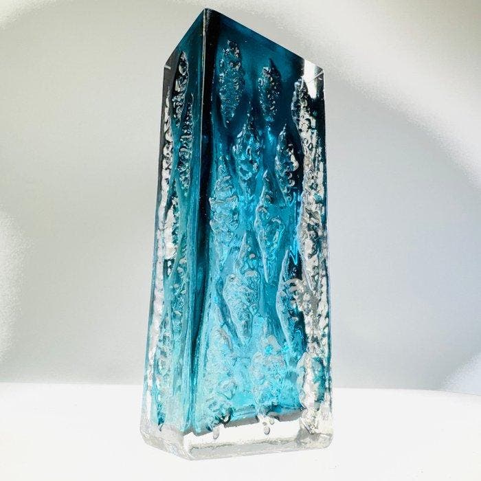 Ingrid Glas - Kurt Wokan - Vaas - Brutalistisch Glacier, Antiek en Kunst, Curiosa en Brocante