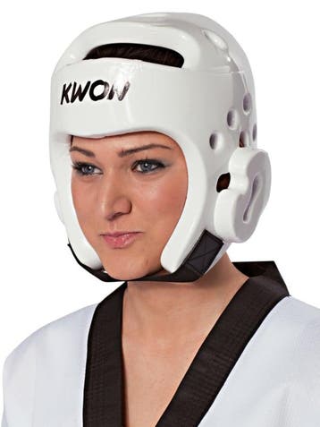 KWON Hoofdbeschermer Wit (BESCHERMERS), Ophalen of Verzenden, Nieuw, Taekwondo, Vechtsportbescherming