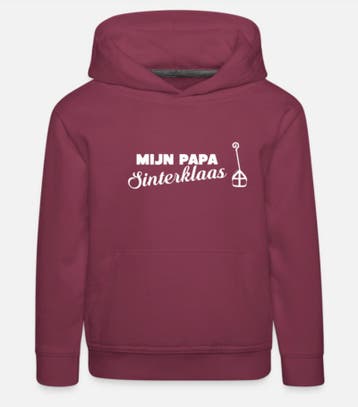 Sinterklaas hoodie mijn papa sinterklaas KIDS — 7-8 jaar /, Ophalen of Verzenden, Nieuw