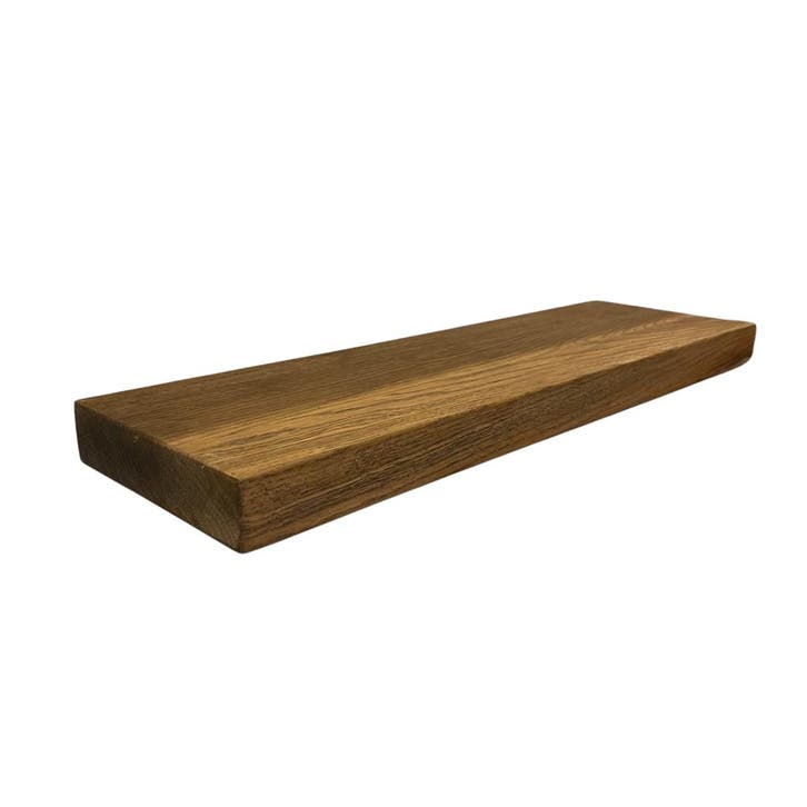 Houten wandplank - Castle brown - Klein - 4cm dik eiken - Re, Huis en Inrichting, Kasten | Wandmeubels, Nieuw, Verzenden