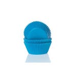 Cupcake Vormpjes HoM MINI Cyaanblauw 35x23mm. 60st., Verzenden, Nieuw