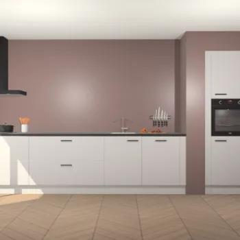 Zijdegrijze keuken Calgary 86485, Verzenden, Nieuw