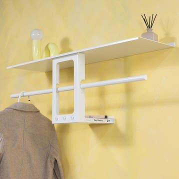 Spinder Design Luno Small 100 wandkapstok - wit, Verzenden, Nieuw