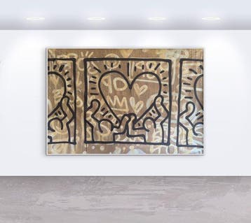 Freda People - Super Rare Haring Wall XXL, Antiek en Kunst