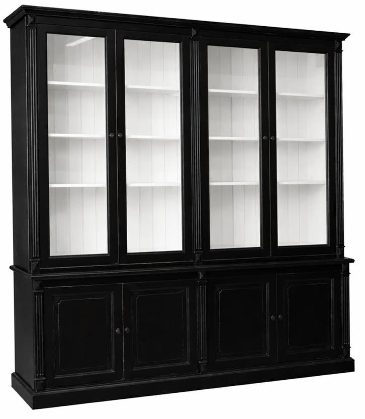 Buffetkast zwart Toulouse 220 x 240cm, Huis en Inrichting, Kasten | Buffetkasten, Ophalen of Verzenden
