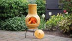 Chimenea Tampico Kleihaard Geel (Barbecue-Vuurkorf), Verzenden, Nieuw