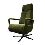 Sta op stoel Zeus in groen stof met SHOWROOMKORTING!, Moderne sta op stoel, Minder dan 75 cm, Stof, Nieuw