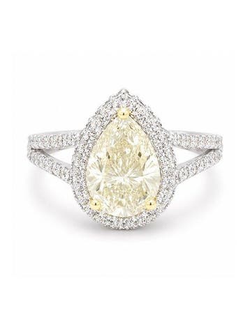 Verlovingsring - 14 karaat Witgoud - 2.77ct. tw. Diamant
