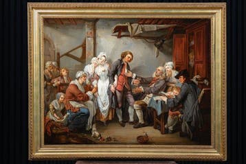 Jean-Baptiste Greuze (1725-1805), Navolger van - LAccordee
