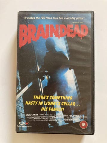 BRAINDEAD (IMPORT WITHOUT DUTCH SUBS) (EX RENTAL) (VHS), Verzenden, Gebruikt